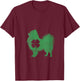 Women's Pomeranian Dog - Shamrock St. Patrick's Day Saint Paddy's V-Neck T-Shirt - T-Shirt | Maroon