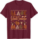 Black Costume School Counselor Proud Black History Month T-Shirt - T-Shirt | Maroon