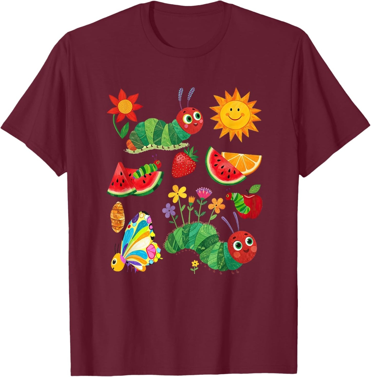 Hungry for Learning Teaching Life Teacher Appreciation Week T-Shirt - T-Shirt | Maroon
