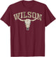 Vintage Wilson Name T-Shirt - T-Shirt | Maroon