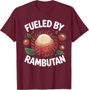 Rambutan Fruit Humor Tropical Fruity Rambutan Lover T-Shirt - T-Shirt | Maroon