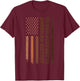 Black History is American History Melanin Flag Black Pride T-Shirt - T-Shirt | Maroon