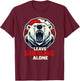 Leave Greenland Alone Polar Bear Flag Greenlanders Support T-Shirt - T-Shirt | Maroon