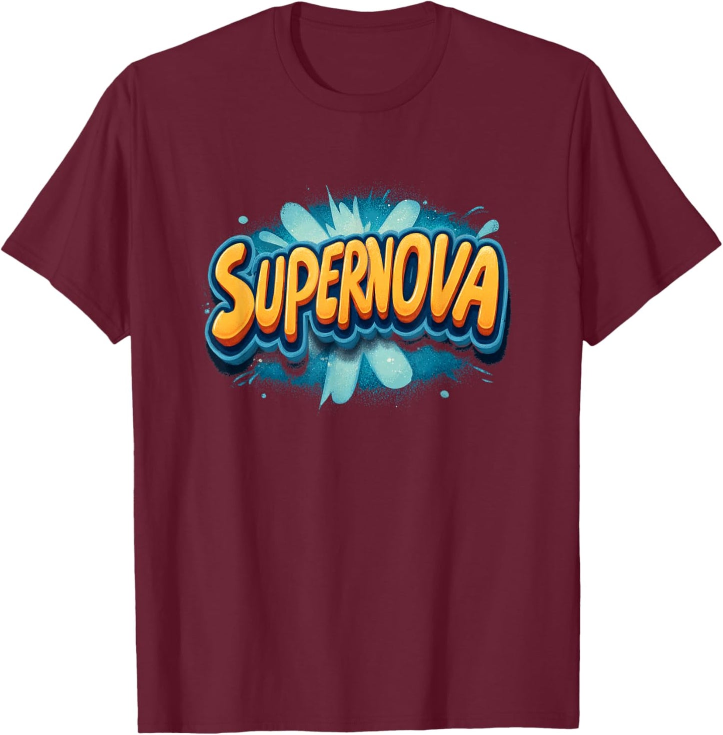 Awesome Supernova Costume for Boys and Girls T-Shirt - T-Shirt | Maroon