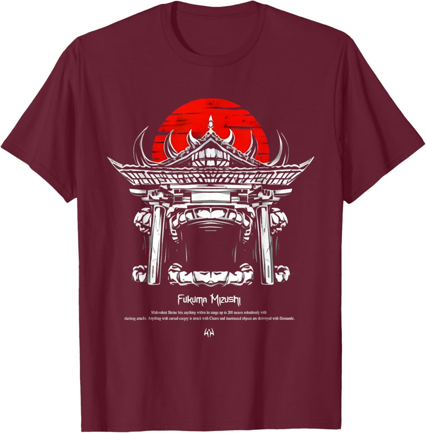 Malevolent Shrine T-Shirt - T-Shirt | Maroon