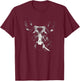 German Shepherd Smoking Dog Dark Portrait T-Shirt - T-Shirt | Maroon