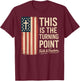 This is The Turning Point Patriotic Faith USA T-Shirt - T-Shirt | Maroon