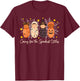 NICU Halloween Caring for The Spookiest Littles Baby Pumpkin T-Shirt - T-Shirt | Maroon