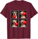 Adorable Valentine Pittie, Cute Pit Bulls Valentines Day T-Shirt - T-Shirt | Maroon