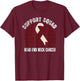 Head and Neck Cancer Awareness Retro Cancer Head and Neck T-Shirt - T-Shirt | Maroon