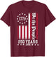 We The People 1776 2026 Patriotic 250 Years American USA T-Shirt - T-Shirt | Maroon