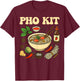 Official Pho Kit T-Shirt - T-Shirt | Maroon