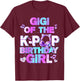 Gigi of The K-PoP Birthday Girls Korean Music Lovers T-Shirt - T-Shirt | Maroon
