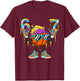 Cool Basketball 67 Kids Ice Cream Drip Funny Six Seven Boys T-Shirt - T-Shirt | Maroon