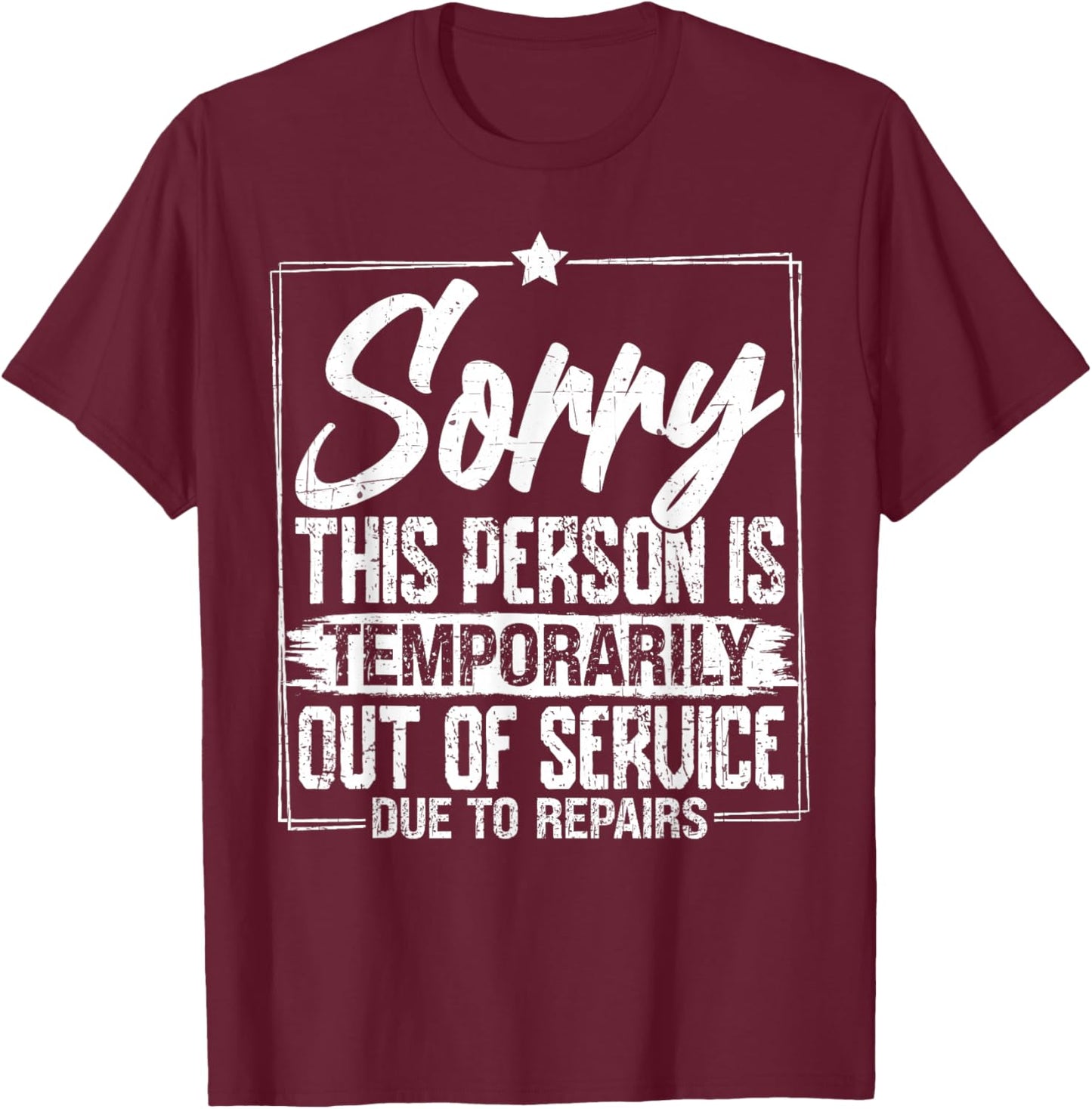 Funny Hip Knee Shoulder Joint Replacement Surgery Bionic T-Shirt - T-Shirt | Maroon
