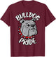 Bulldog Pride Girls Youth Teen Kids Men Boys Women T-Shirt - T-Shirt | Maroon