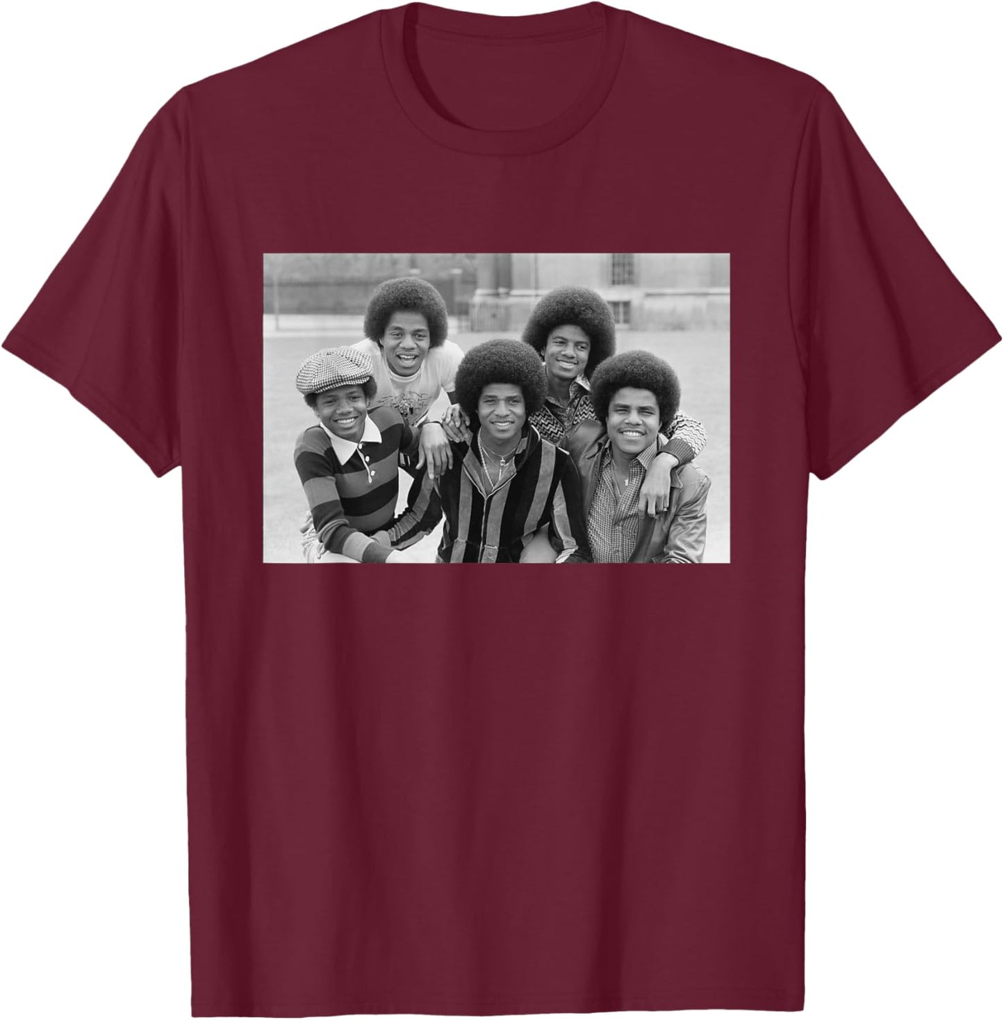 Michael Jackson The Jackson 5 at Hyde Park Corner T-Shirt - T-Shirt | Maroon