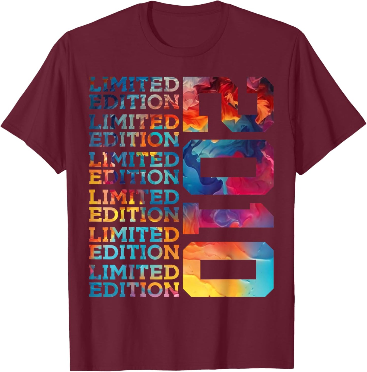 16 Years Limited Edition 2010 16TH Birthday T-Shirt - T-Shirt | Maroon