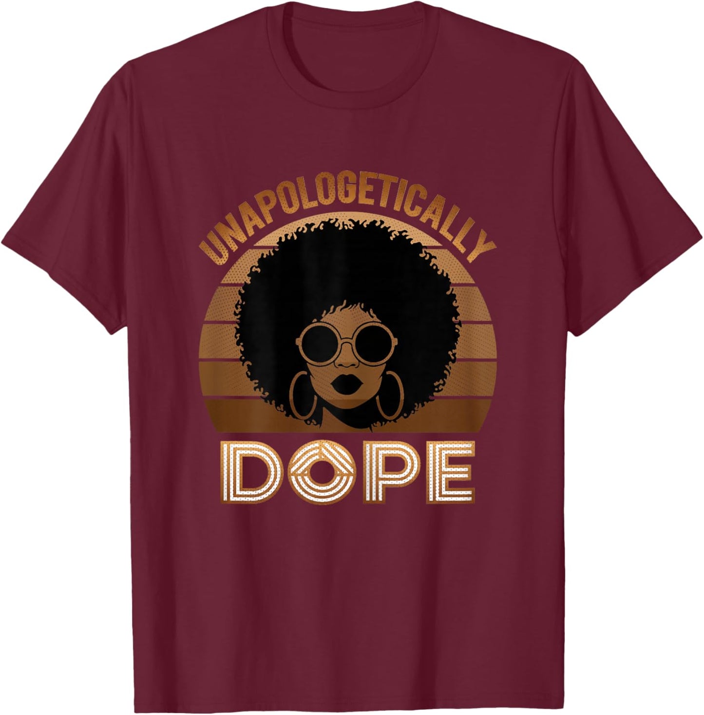 Black History Women Juneteenth Melanin Pride T-Shirt - T-Shirt | Maroon