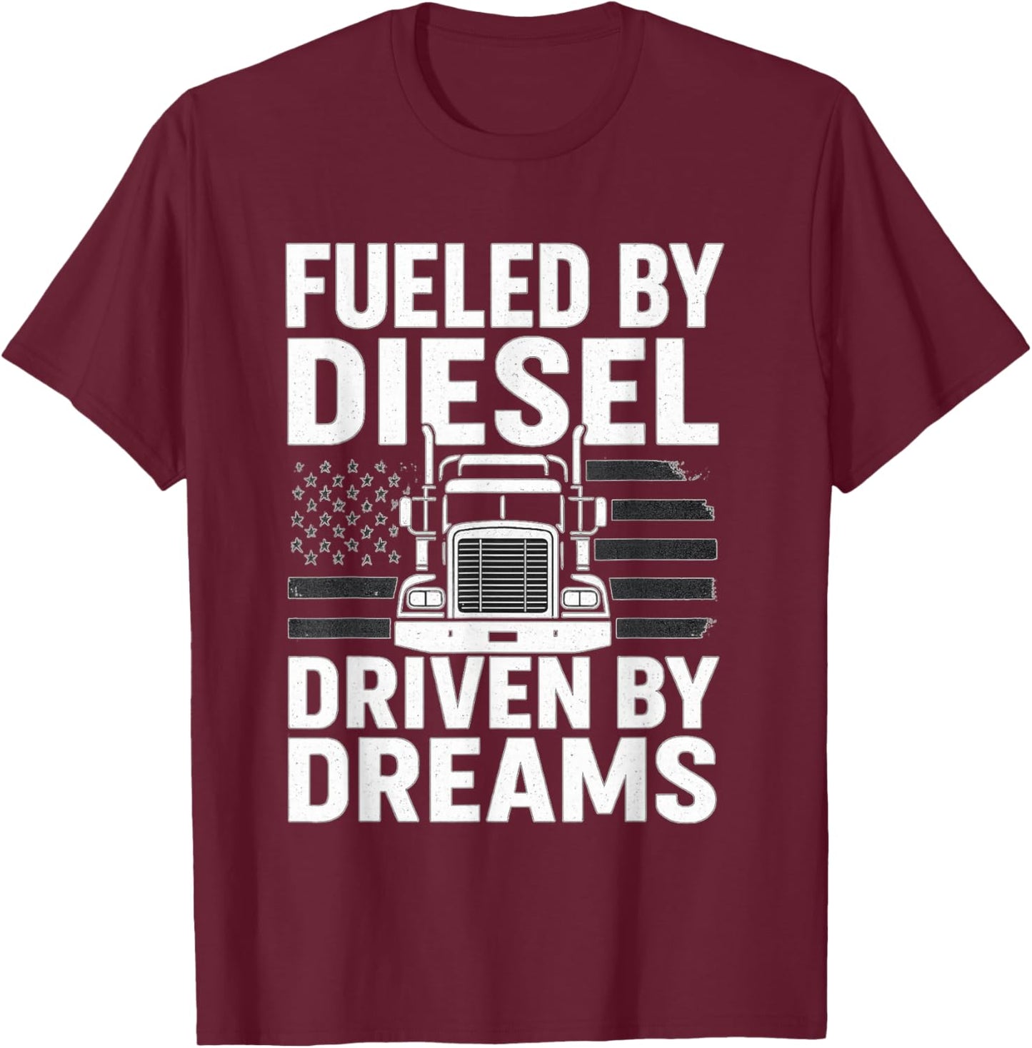 Fueled by Diesel, Driven x Dreams T-Shirt - T-Shirt | Maroon