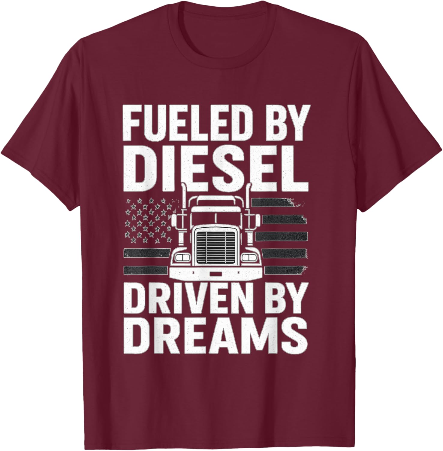 Fueled by Diesel, Driven x Dreams T-Shirt - T-Shirt | Maroon