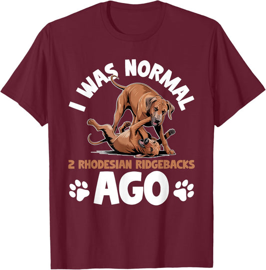 Rhodesian Ridgeback Dog T-Shirt - T-Shirt | Maroon