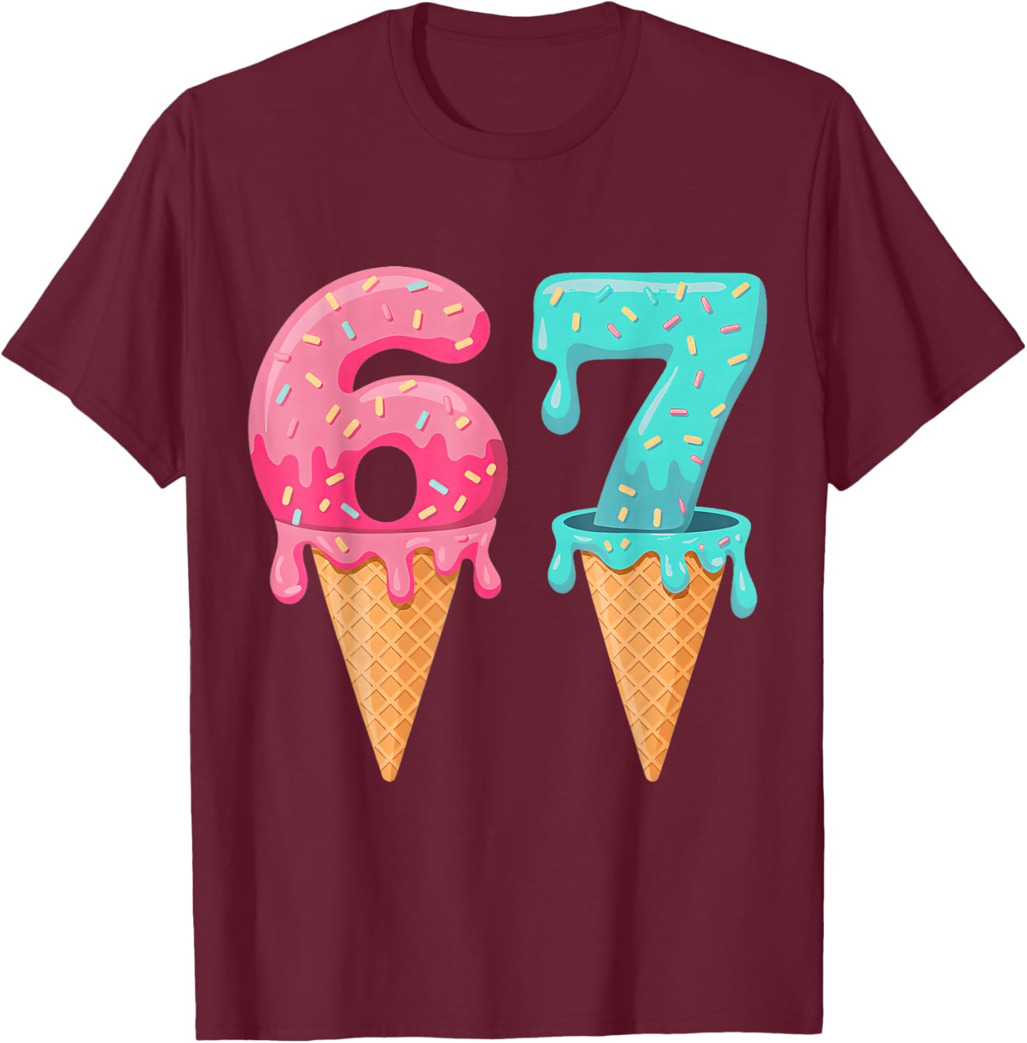 Baseball Life Style 101 Apparel Youth Drip Baseball Boys Kid T-Shirt - T-Shirt | Maroon