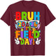 Bruh It's Field Day Teacher Boys Girls Kids Field Day 2026 T-Shirt - T-Shirt | Maroon