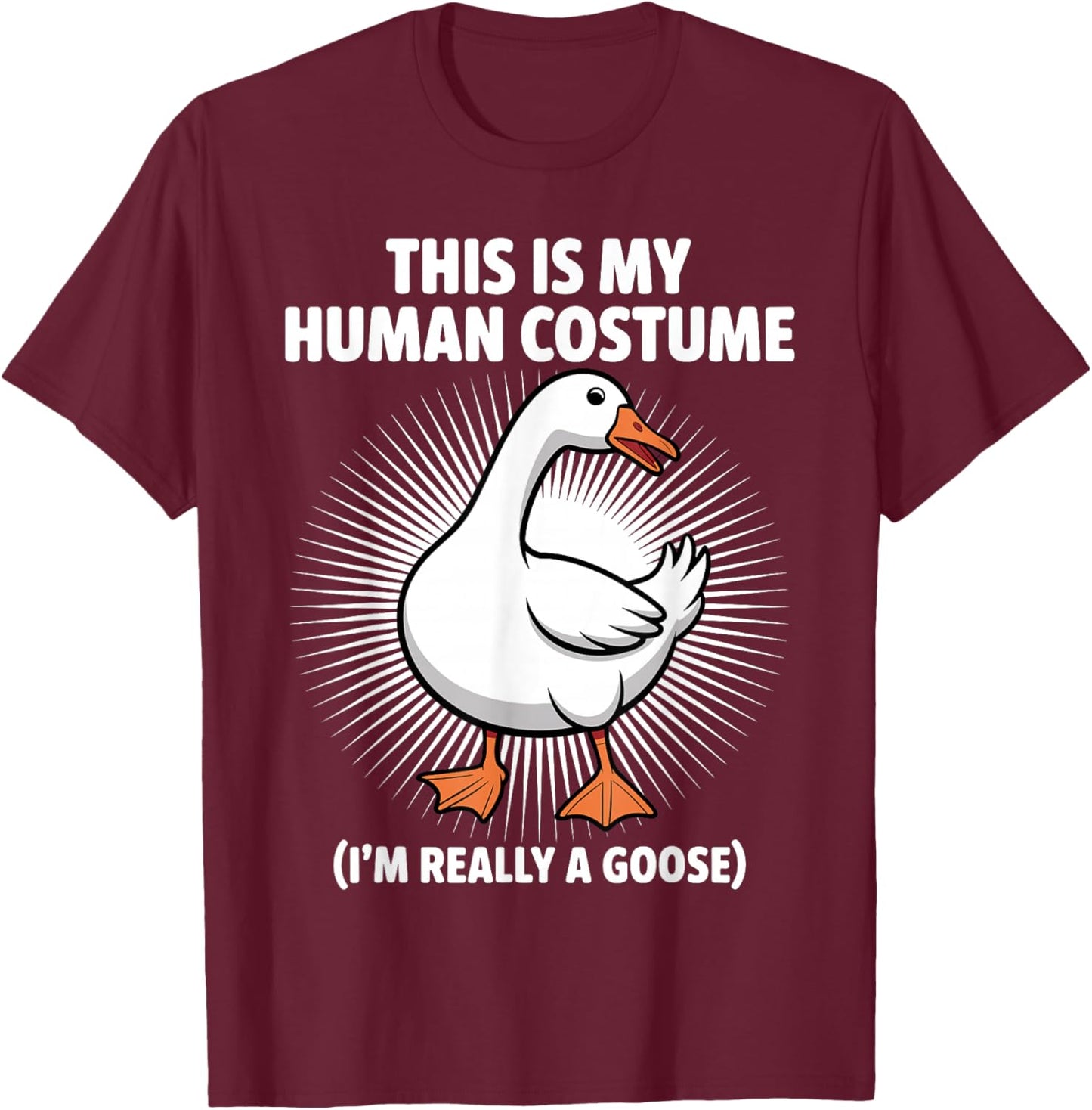 Best Goose Art Women Bird Lover Funny Goose Fan T-Shirt - T-Shirt | Maroon