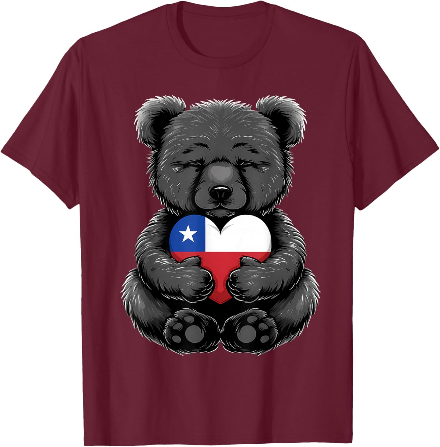 Chile Flag Chilean Pride Chilean Roots Chilean Flag T-Shirt - T-Shirt | Maroon