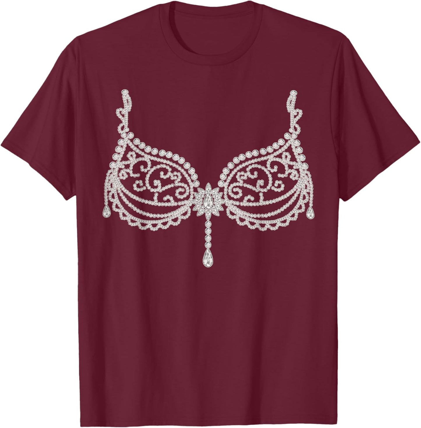 Halloween Costume Show Girl T-Shirt - T-Shirt | Maroon