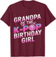 Grandpa of The K-Pop Birthday Girl K Pop Birthday T-Shirt - T-Shirt | Maroon