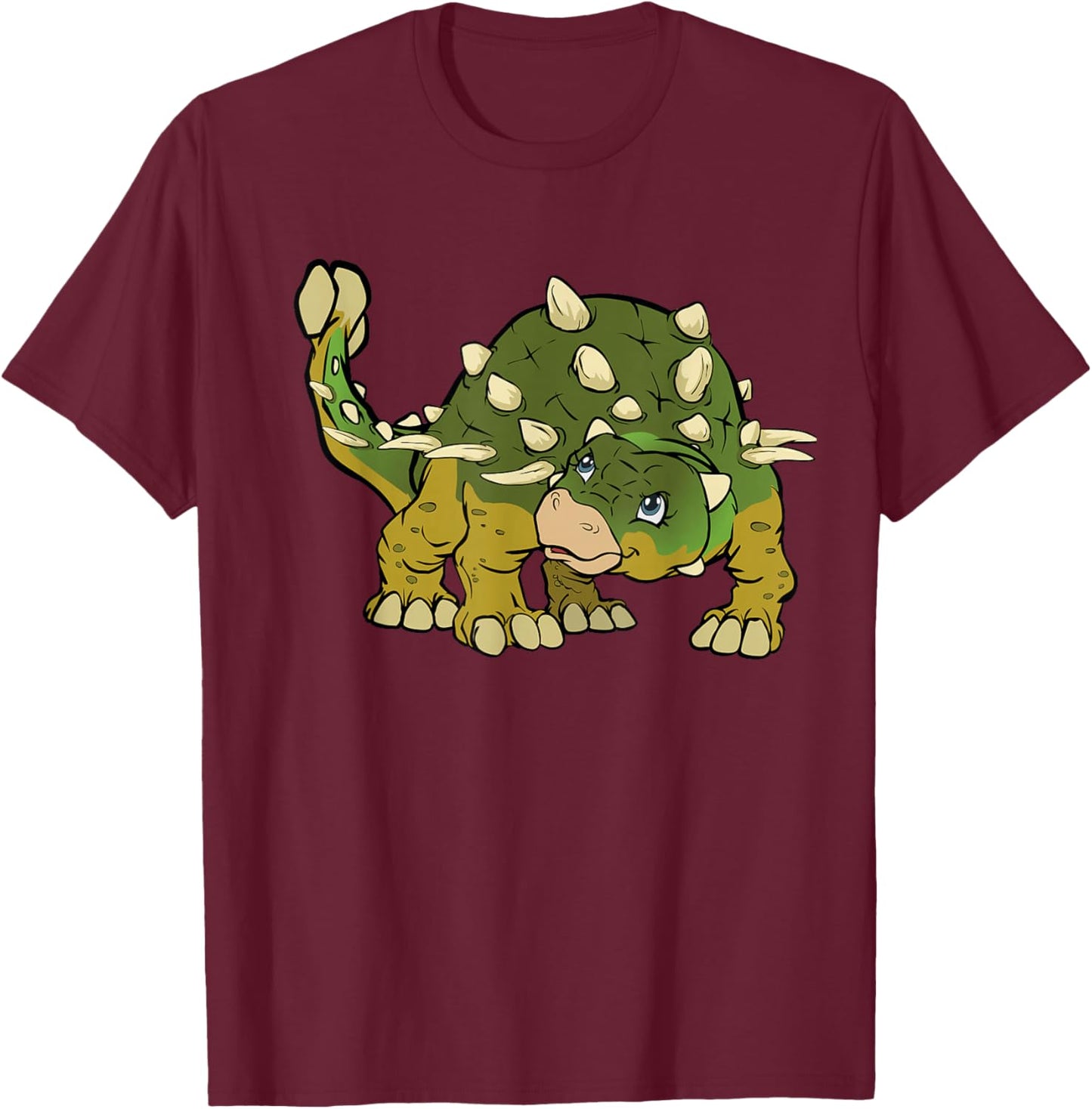 Ankylosaurus T-Shirt - T-Shirt | Maroon