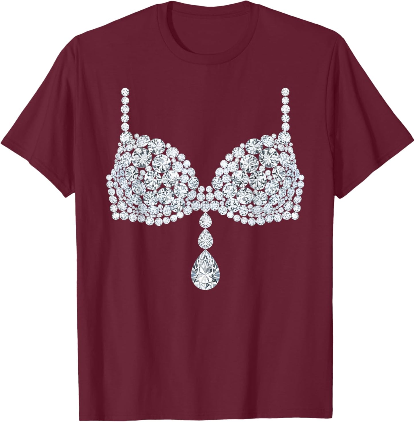 Halloween Costume Show Girl Women T-Shirt - T-Shirt | Maroon