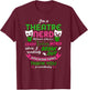 Theatre Nerd Men Women Kids Funny Theatre T-Shirt - T-Shirt | Maroon
