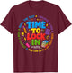 Time to Lock in Test Day Shirt Teachers Student Do Your Best T-Shirt - T-Shirt | Maroon