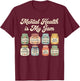Mental Health is My Jam Mental Health Awareness Counselor T-Shirt - T-Shirt | Maroon