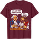 George Washington and Jesus T-Shirt - T-Shirt | Maroon