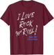 Joan Jett and The Blackhearts - I Love Rock 'n' Roll T-Shirt - T-Shirt | Maroon