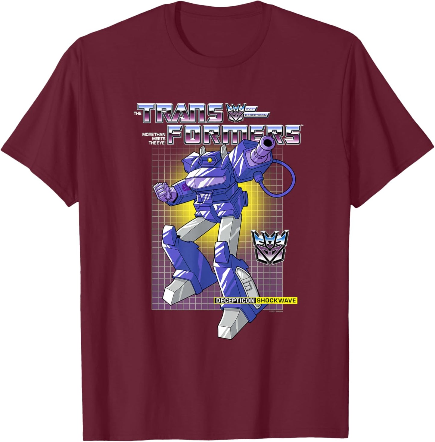 Transformers Shockwave T-Shirt - T-Shirt | Maroon