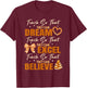 Teach So That They Can Dream Black History Month Teachers T-Shirt - T-Shirt | Maroon