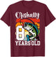 Ofishally 8 Years Old Fisherman 8th Birthday Fishing T-Shirt - T-Shirt | Maroon