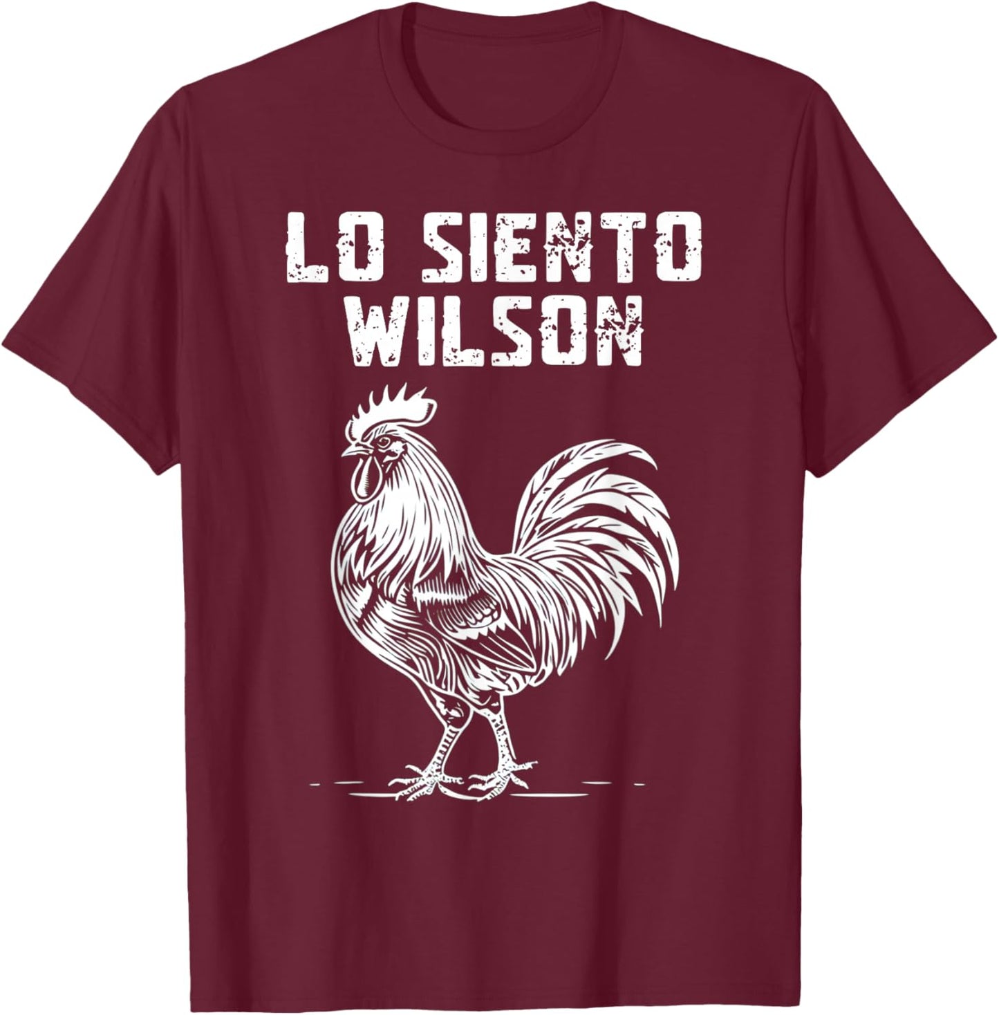 Wilson Lo Siento T-Shirt - T-Shirt | Maroon