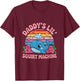 Daddys Lil Squirt Machine Cute Whale Retro Hearts T-Shirt - T-Shirt | Maroon