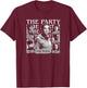 Stranger Things The Party Officially Licensed T-Shirt - T-Shirt | Maroon