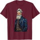 John Brown Abolitionist Vintage Historical Portrait Art T-Shirt - T-Shirt | Maroon