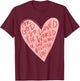 for God So Loved The World He Gave His Only Begotten Son T-Shirt - T-Shirt | Maroon