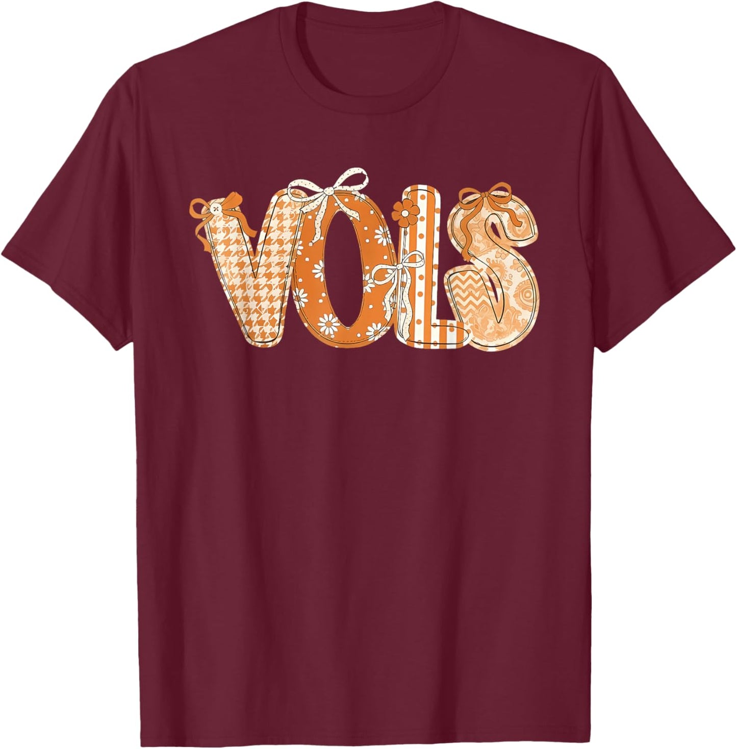 Vintage Classic 90's Vols T-Shirt - T-Shirt | Maroon