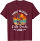 Family Vacation 2026 Vintage Outer Banks Summer Matching T-Shirt - T-Shirt | Maroon