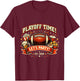 Watch Party 2026 Playoff Game Day Football Friends Snacks T-Shirt - T-Shirt | Maroon